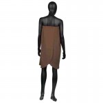 Aesthetic terry dress in brown - 0100289 SINGLE USE PRODUCTS