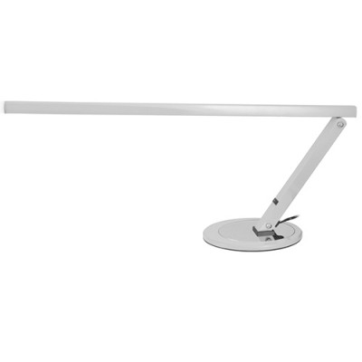 Desk lamp 20watt slim silver metallic - 0100740