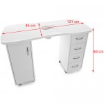Professional manicure table - 0106681 MANICURE TROLLEY CARTS-TABLES