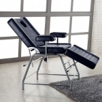 Professional tattoo chair Ink 602 Black - 0107658 CHAIRS WITH HYDRAULIC-MANUAL LIFT