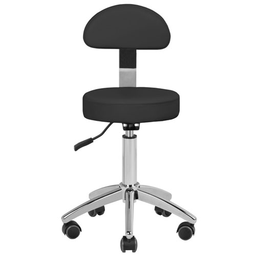 Professional manicure-aesthetic stool with wheels - 0107763 MANICURE CHAIRS - STOOLS