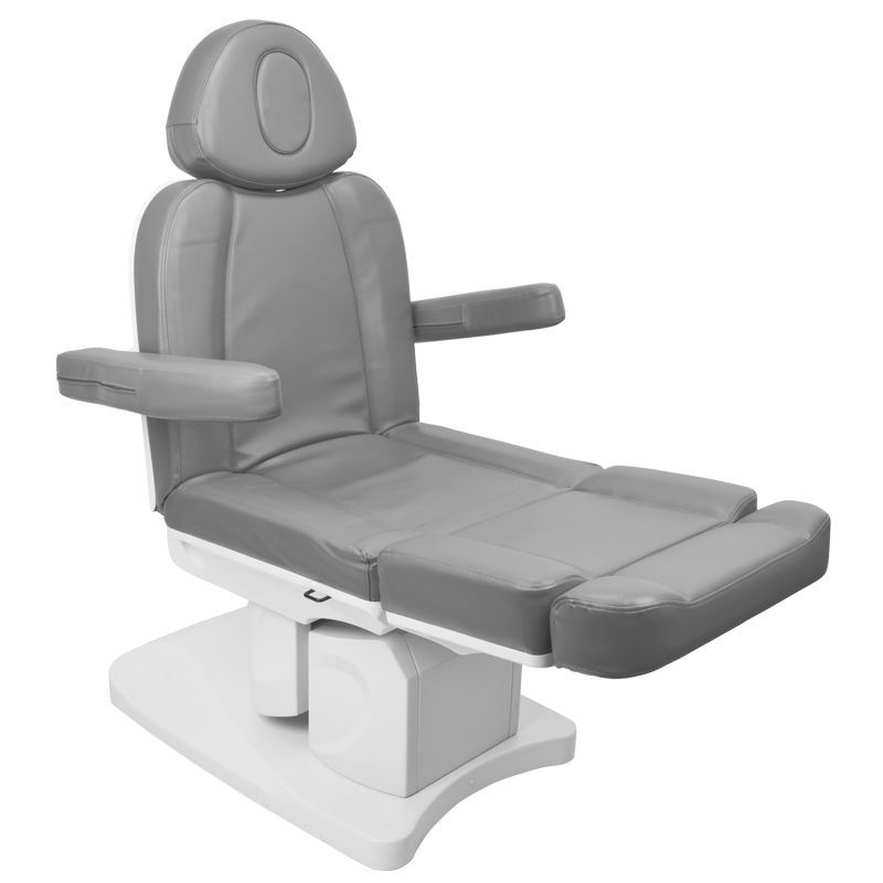 Professional electric chair with 4 Motors Azzurro 708A Gray - 0110576 CHAIRS WITH ELECTRIC LIFT