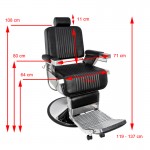 Barber chair - 0112371 BARBER CHAIR