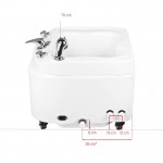 Professional pedicure hydromassage foot spa with wheels - 0112605 FOOT SPA