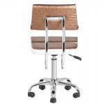 Professional salon chair Turin stool brown-beige - 0113202 
