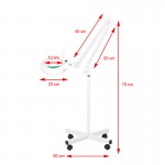 LED lupa lamp on a four-stand tripod - 0114196 LIGHTED MAGNIFYING LAMPS