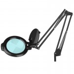 LED lupa lamp on a five-stand tripod black 10 Watt - 0115252 LIGHTED MAGNIFYING LAMPS