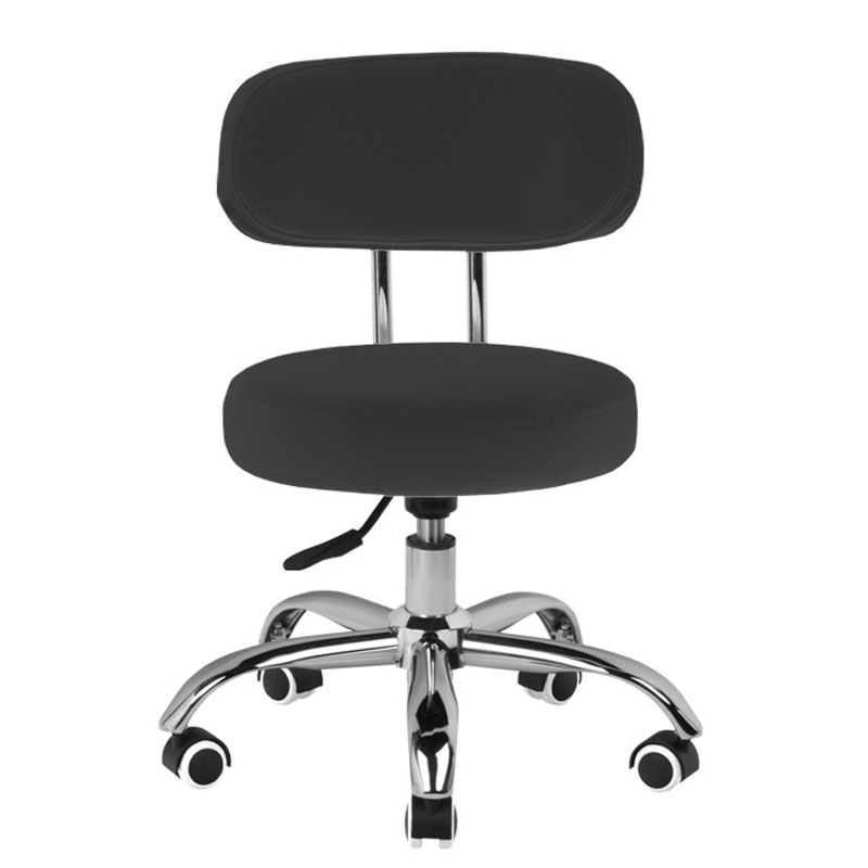 Professional pedicure & cosmetic stool black - 0119728 PEDICURE STOOLS