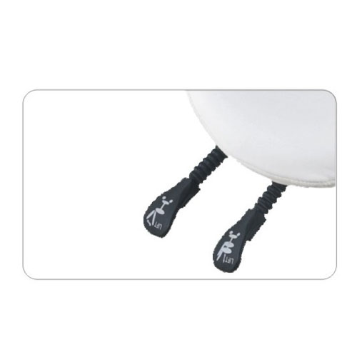 Professional manicure & cosmetic stool white - 0122308 MANICURE CHAIRS - STOOLS