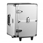 Professional beauty case in silver - 0123158 MAKE UP - MANICURE - HAIRDRESSING CASES