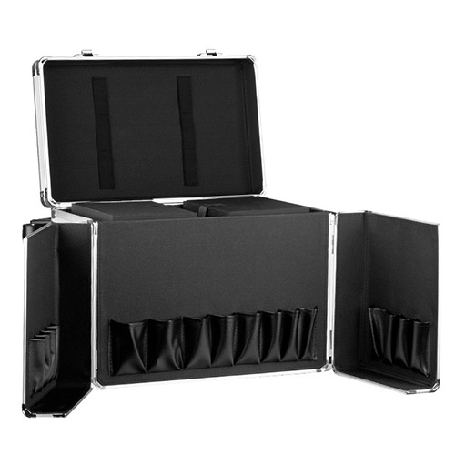 Professional beauty case in silver - 0123158 MAKE UP - MANICURE - HAIRDRESSING CASES