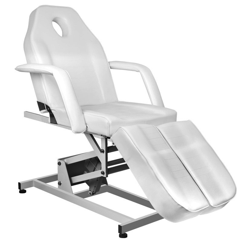 Professional electric chair with 1 motor white-0123403 CHAIRS WITH ELECTRIC LIFT
