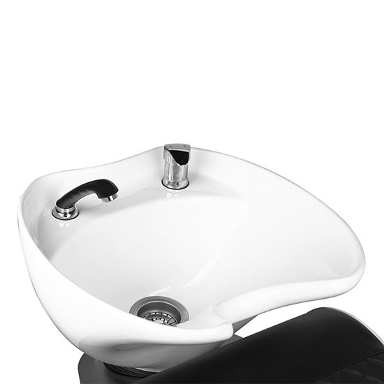 Professional Hair Salon Wash Bath Lorenzo Black - 0123609 HAIRDRESSING WASH BATH