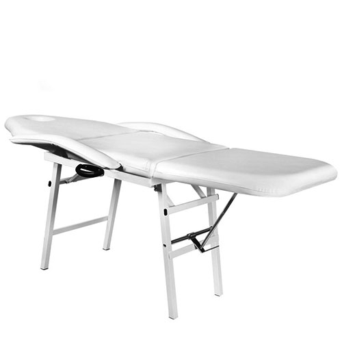 Professional folding massage & aesthetic bed white - 0124237 STANDARD BEDS - PORTABLE BEDS