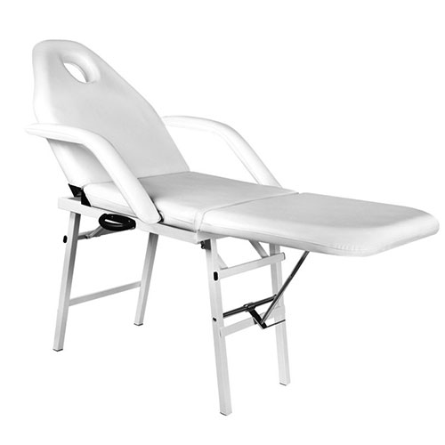 Professional folding massage & aesthetic bed white - 0124237 STANDARD BEDS - PORTABLE BEDS