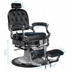 Barber chair Ernesto black - 0125378 BARBER CHAIR