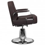 Professional hair salon chair RUFO Brown - 0125393 BARBER CHAIR