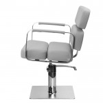 Professional hair salon seat PORTO Grey - 0125394 HAIR SALON CHAIRS 