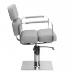 Professional hair salon seat PORTO Grey - 0125394 HAIR SALON CHAIRS 