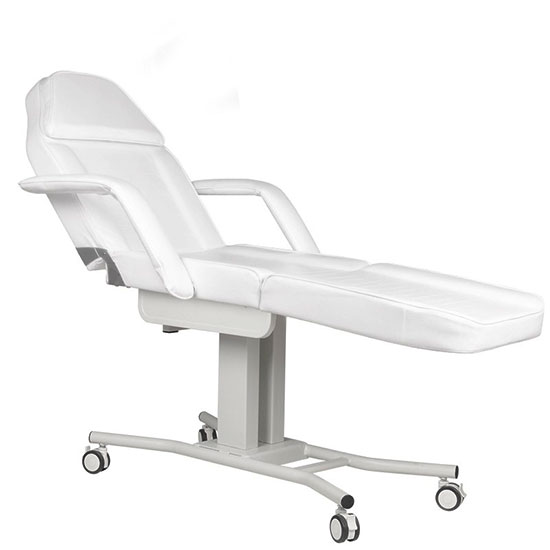 Wheeled cosmetic chair A-241 White - 0126412 CHAIRS WITH HYDRAULIC-MANUAL LIFT
