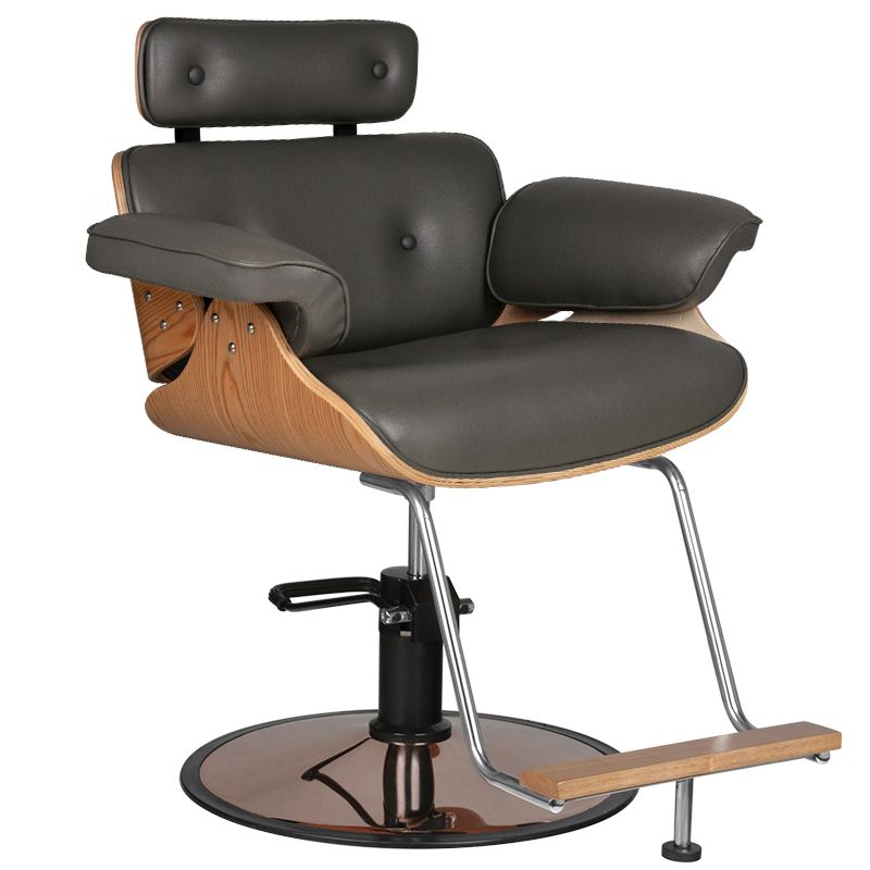 Professional salon seat Florence Gray - 0126634 BARBER CHAIR
