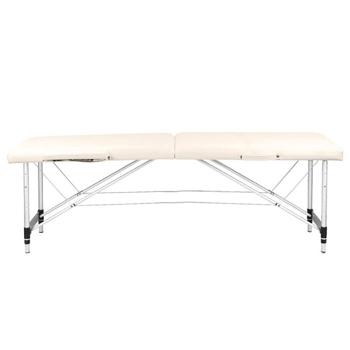 Folding Aluminum Massage Bed 2 Seat Cream -0126960 MASSAGE AND AESTHETIC BEDS