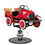 Professional Hair Salon Seat Barber Vintage car red - 0126985 