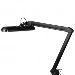 LED ELEGANT working lamp High Quality with vise and fixed lighting Black - 0127411 BENCH WORKING LIGHTS 