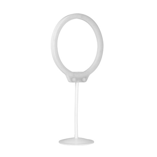 Led Ring Light 11inch/28,5cm Selfie & Beauty Dimming Range with mobile case white 10 Watt - 0128445 RING & BEAUTY LIGHTS