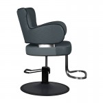 Professional hair salon chair Gabbiano Eindhoven Gray - 0128452 BARBER CHAIR