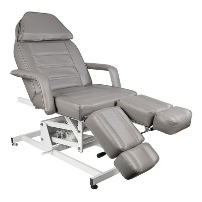Professional electric podiatry and aesthetic chair with 1 motor Gray - 0129100