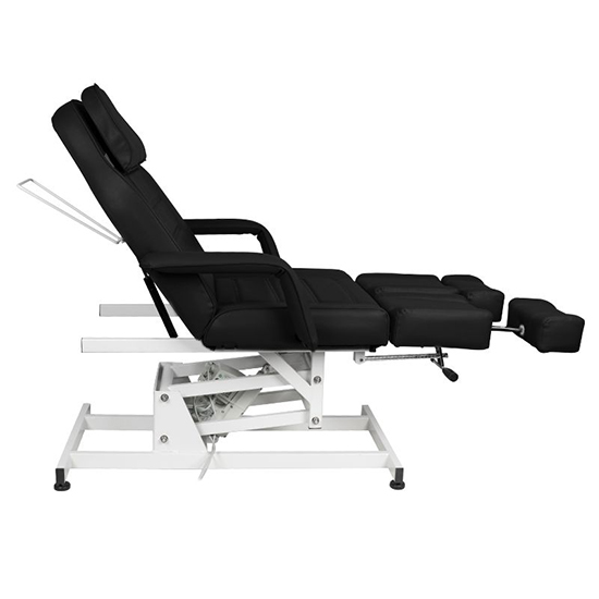 Professional electric pedicure-aesthetic chair with 1 motor black - 0129101 CHAIRS WITH ELECTRIC LIFT