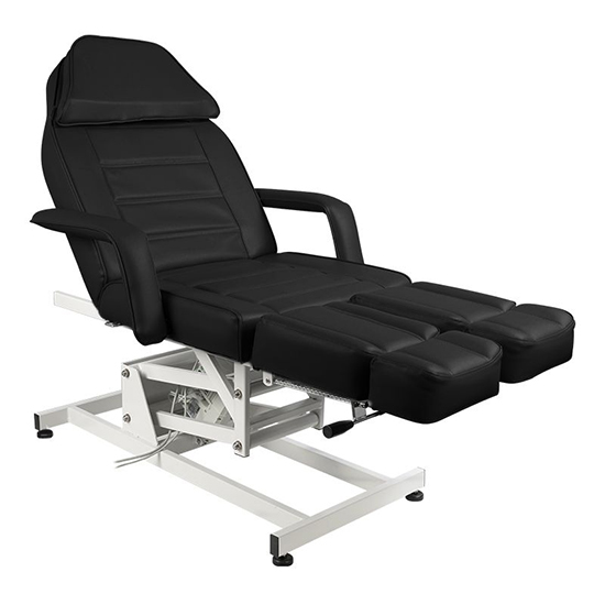 Professional electric pedicure-aesthetic chair with 1 motor black - 0129101 CHAIRS WITH ELECTRIC LIFT