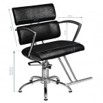 Professional hair salon seat SM362 Black - 0129890 LUXURY CHAIRS COLLECTION
