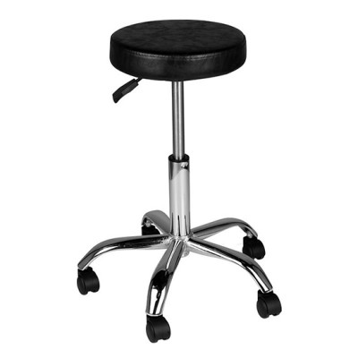 Professional manicure & aesthetic stool black - 0129897