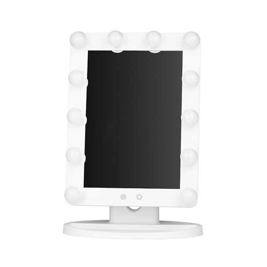 Led makeup mirror white 10watt - 0130580 HOLLYWOOD MIRRORS