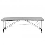 Folding Aluminum Massage Bed 2 Seat Gray - 0130826 MASSAGE AND AESTHETIC BEDS