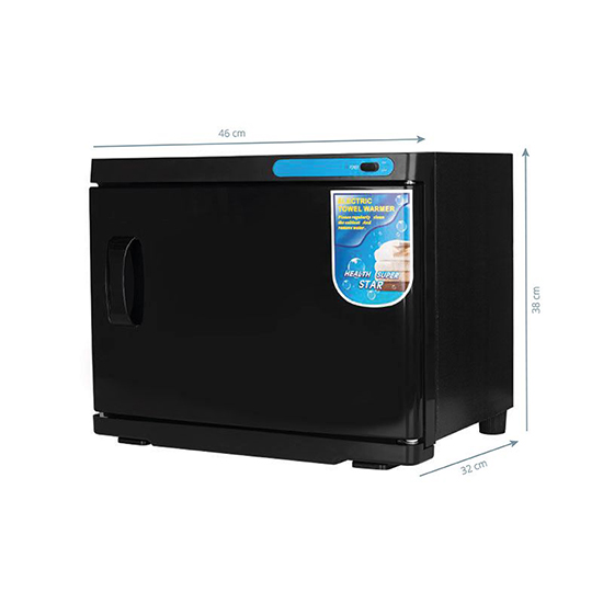 Professional UV sterilizer - heater for towels 23lt Black - 0130978 STERILIZER-UV STERILIZER-CRYSTAL-ULTRASONIC CLEANER