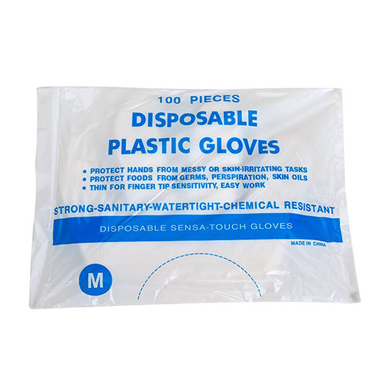 Disposable gloves 27x24 Long 10gr 100pcs. - 0131180 PARAFFIN PRODUCTS