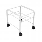 Wheeled pedicure assistant with basin White - 0131510 FOOTSTOOLS-HELPERS