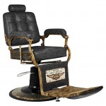 Barber chair Boss HD Old Leather Black - 0131780 BARBER CHAIR