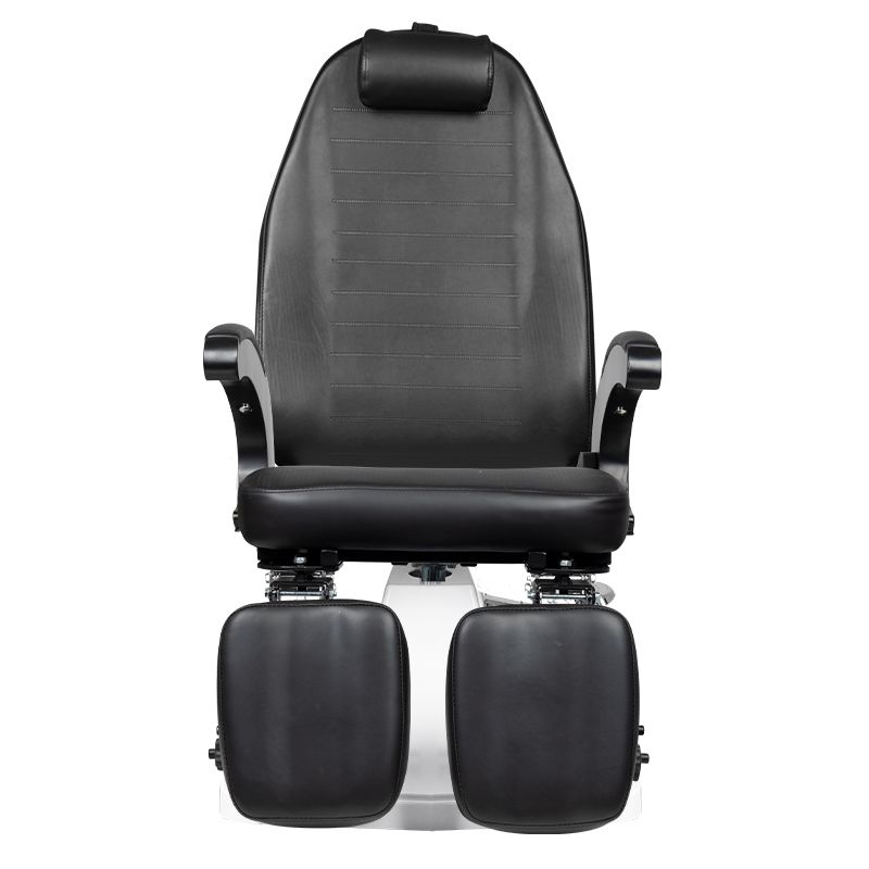 Professional hydraulic pedicure & aesthetic chair 112 Black - 0131929 СТОЛОВЕ С ХИДРАВЛИЧНО РЪЧНО РЕГУЛИРАНЕ