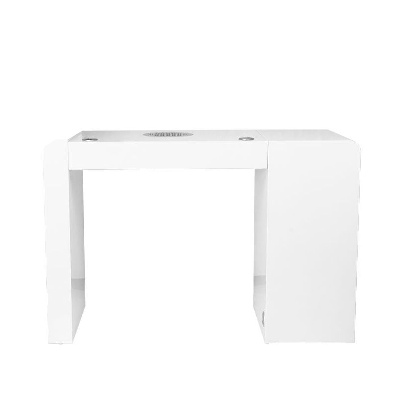 Professional manicure table with nail dust collector White - 0132081 MANICURE TROLLEY CARTS-TABLES