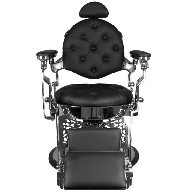 Barber chair Giulio Silver-Black - 0132538