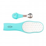 Exo Foot file metal blade & omega steel FF-201 Turquoise - 0132576 FOOT FILES WITH METAL SURFACE