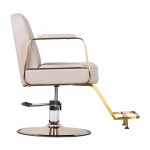 GABBIANO Professional hair salon seat Acri Gold-Grey- 0133105 LUXURY CHAIRS COLLECTION