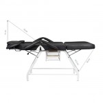 Eyelash & Aesthetic Bed Extra Comfort Black - 0133149 CHAIRS WITH HYDRAULIC-MANUAL LIFT
