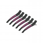 Hairdressing clips 11,5cm 6pcs. Neon Mix - 0133247 ACCESSORIES - WORK PRODUCTS - HAIR COLOUR ACCESORIES 