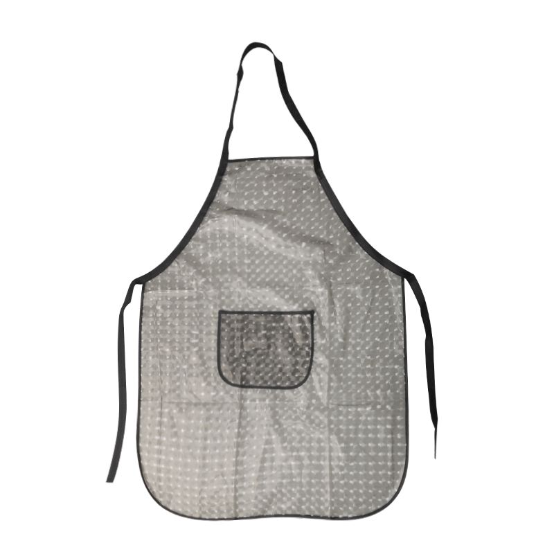 Professional hair salon apron K33 Clear - 0133290 HAIRDRESSING CAPS & APRONS