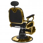 Gabbiano Barber Chair Francesco Gold Black - 0133777 BARBER CHAIR